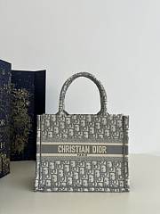 Okify Dior Book Tote dreamy gray tone 26*8*22cm  - 1