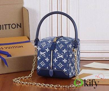 Okify Louis Vuitton Square Bag Handbag 16x16x16cm M59611 - 1