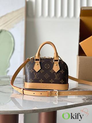 Okify Louis Vuitton Nano Alma 18*12*8cm M82717 - 1