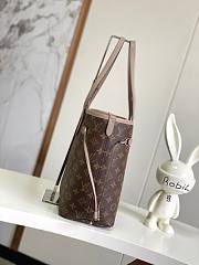 Okify Louis Vuitton Double-sided Neverfull Medium Handbag-Gray Color 31x28x14cm M12061 - 3