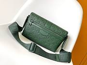 Okify Louis Vuitton S-Cape Messenger Bag Green Color 28 x 16 x 10 cm M24439 - 2