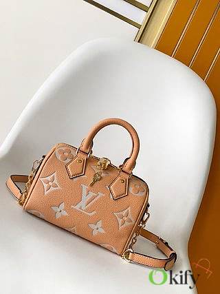 Okify Louis Vuitton Speedy Bandoulière 20 Arizona & Cream Bag 20.5 x 13.5 x 12.0 cm M12713 - 1