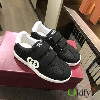 Okify Gucci Forrest Gump Black Shoes 26-35 - 1