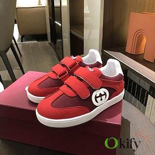 Okify Gucci Forrest Gump Red Shoes 26-35 - 1