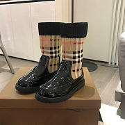 Okify Burberry Socks Boots for children  - 1