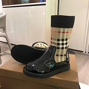 Okify Burberry Socks Boots for children  - 4