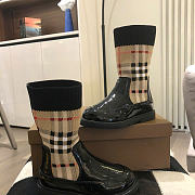 Okify Burberry Socks Boots for children  - 3