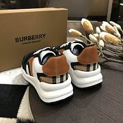 Okify Burberry Velcro Vintage Plaid Thick-soled Daddy Sneakers for children 26-35 17412 - 3