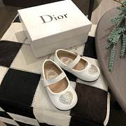 Okify Dior Heart Princess Shoes White Color for children 20-25 - 2