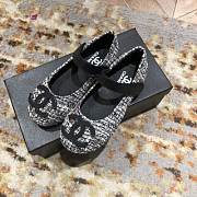 Okify Chanel Logo C Princess Shoes Black Color for children 26-35 - 1