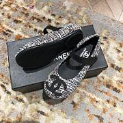 Okify Chanel Logo C Princess Shoes Black Color for children 26-35 - 4