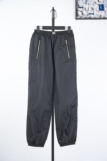 Okify Miumiu Thick Plate Rubber Letter Pants 