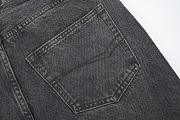 Okify Balenciaga Parisian flared washed black jeans S-L  - 3