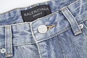 Okify Balenciaga Parisian flared washed blue jeans S-L  - 2