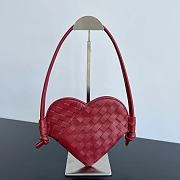 Okify Bottega Veneta Mini Solstice Red Heart 22x18x2 cm - 1