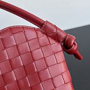 Okify Bottega Veneta Mini Solstice Red Heart 22x18x2 cm - 4