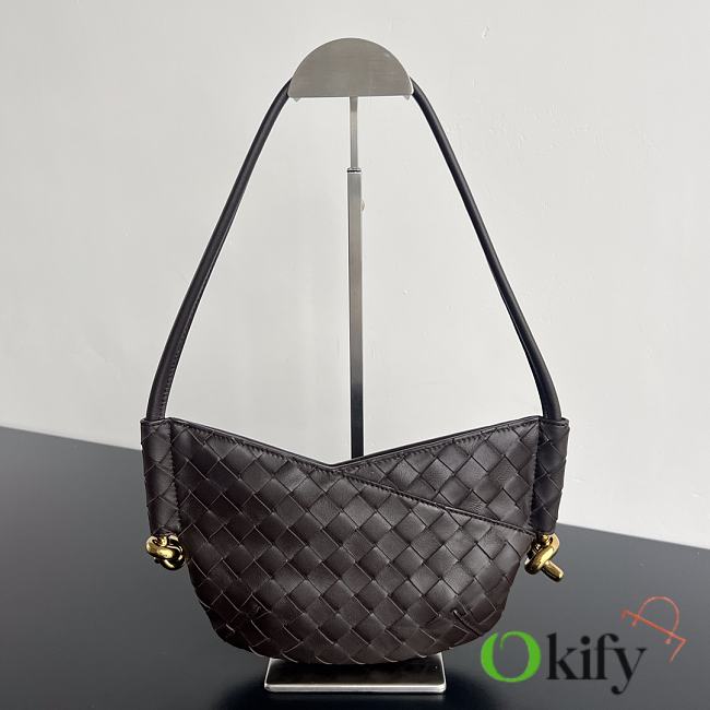 Okify Bottega Veneta Mini Solstice Brown 28*18*5cm - 1