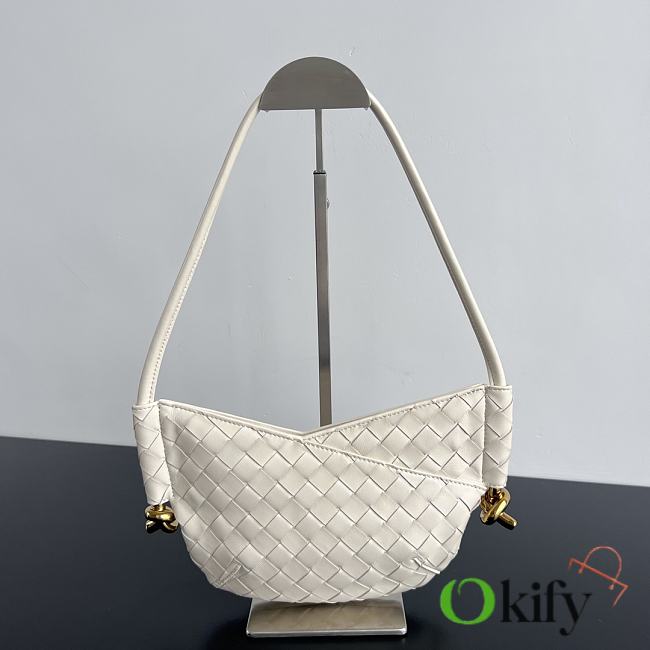 Okify Bottega Veneta Mini Solstice White 28*18*5cm - 1