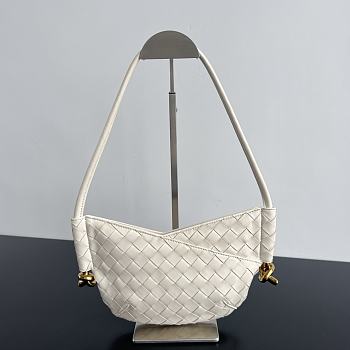 Okify Bottega Veneta Mini Solstice White 28*18*5cm