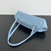 Okify Bottega Veneta Let's Go Shouder Blue Bag 37*13*11.5cm - 4