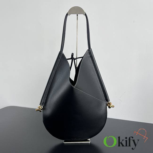 Okify Bottega Veneta Medium Solstice Black 44x37,5x2 cm - 1