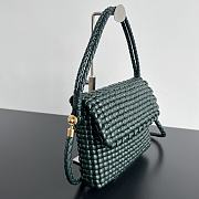 Okify Bottega Veneta Swing Green Bag 25x19x6 cm - 2