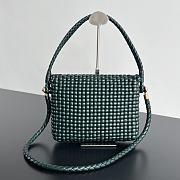 Okify Bottega Veneta Swing Green Bag 25x19x6 cm - 3