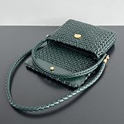 Okify Bottega Veneta Swing Green Bag 25x19x6 cm - 4