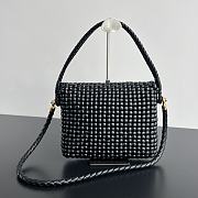 Okify Bottega Veneta Swing Black Bag 25x19x6 cm - 4