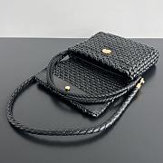 Okify Bottega Veneta Swing Black Bag 25x19x6 cm - 3