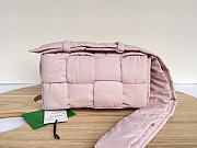 Okify Bottega Veneta Padded Tech Cassette cross-body bag pink color 30x15 cm - 1