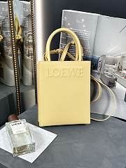 Okify Loewe Standard A5 Tote Apricot Handbag 21-17-6cm - 1