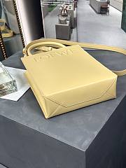 Okify Loewe Standard A5 Tote Apricot Handbag 21-17-6cm - 4