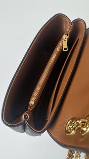 Okify Celine Chain Shoulder Bag Claude In Triomphe Canvas Brown Color 23*14*8 cm - 3