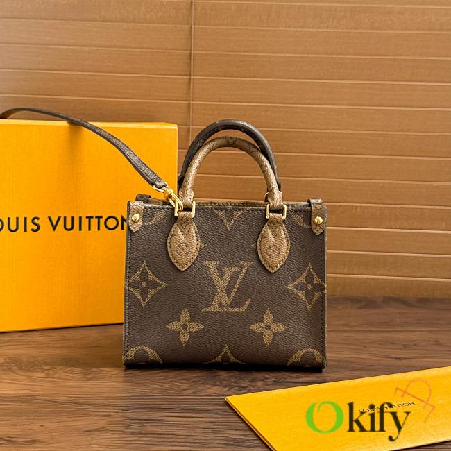 Okify Louis Vuitton Mini On The Go BB Reverse Bag 18x15x8.5cm M46839 - 1