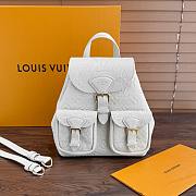 Okify Louis Vuitton Backup Monogram Empreinte White 20x22x14cm M47106 - 1