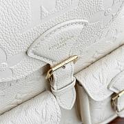 Okify Louis Vuitton Backup Monogram Empreinte White 20x22x14cm M47106 - 4