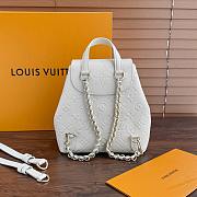 Okify Louis Vuitton Backup Monogram Empreinte White 20x22x14cm M47106 - 2