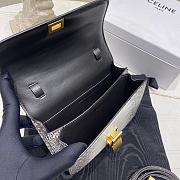 Okify Celine lizard medium classic box flap bag 18.5×15×6cm - 3