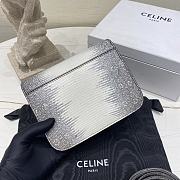 Okify Celine lizard medium classic box flap bag 18.5×15×6cm - 2