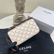 Okify Celine Small Logoprint Shoulder Bag 20×10×4cm - 2