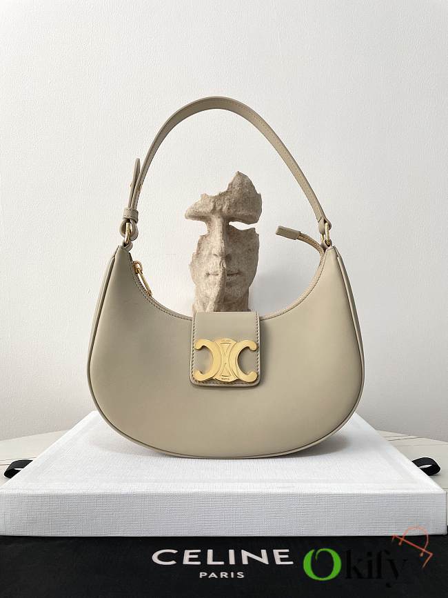 Okify Celine Medium Ava Triomphe Bag in Smooth Calfskin 23×13.5×6cm - 1