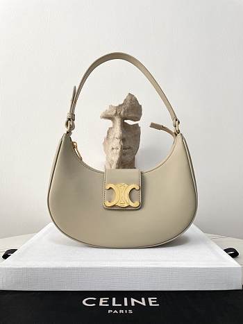 Okify Celine Medium Ava Triomphe Bag in Smooth Calfskin 23×13.5×6cm