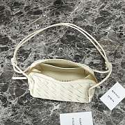 Okify Bottega Veneta Small Loop Camera White Bag 18.5*11.5*8.5cm - 2