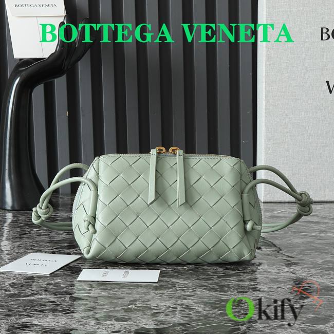 Okify Bottega Veneta Small Loop Camera Green Bag 18.5*11.5*8.5cm - 1