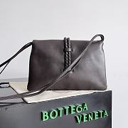 Okify Bottega Veneta Small Liberta Cross-body Brown bag in smooth calf leather 27x16x6cm - 2