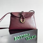 Okify Bottega Veneta Small Liberta Cross-body Red bag in smooth calf leather 27x16x6cm - 1