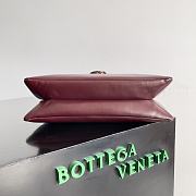 Okify Bottega Veneta Small Liberta Cross-body Red bag in smooth calf leather 27x16x6cm - 4