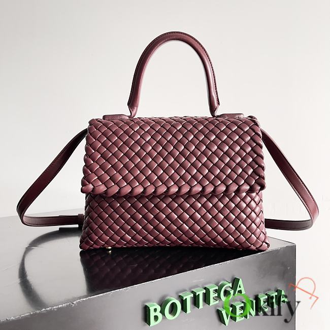 Okify Bottega Veneta Swing Red Bag 25x19x6 cm - 1