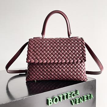 Okify Bottega Veneta Swing Red Bag 25x19x6 cm